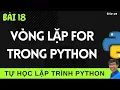 Lap trinh Python - 18 Gioi thieu vong lap for trong lap trinh Python