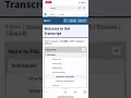 How to request your transcript