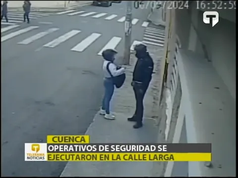 Operativos de seguridad se ejecutaron en la Calle Larga