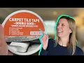 Stick It Ultimate Carpet Tape Guide - No Mess Strong Hold