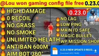 high damage no recoil no grass no smoke config 