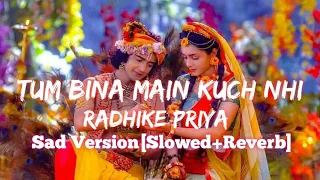 Download Tum Bina Main Kuch Nhi Radhike Priya [Slowed Reverb] | Sad Version | Radha Krishna Lo-Fi MP3