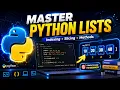 Python Lists Explained in Hindi Lecture 3 Python Tutorial for Beginners