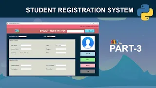 Student Registration System with Database Using Python GUI Tkinter Project - Part 3