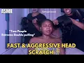 ASMR FAST AGGRESSIVE EXTREME HEAD SCRATCH MASSAGE ft Francesasmr1 Stephanie-Asmr11 intense