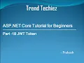 ASP NET Core Tutorial in Tamil Part 18 - JWT Token
