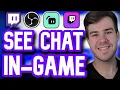 How To Read Twitch Chat In-Game With 1 Monitor OBS Studio Streamlabs etc