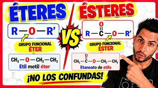 ✅​Cómo Nombrar ÉTERES y ÉSTERES Química Orgánica [𝙇𝙖 𝙂𝙪𝙞𝙖 𝘿𝙚𝙛𝙞𝙣𝙞𝙩𝙞𝙫𝙖 ✍️🤗]