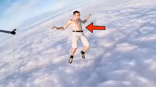 Man Jumps From a Hot Air Balloon Without a Parachute – Then Something Goes Wrong
