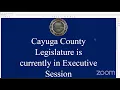 Cayuga County Special Legislature Meeting - November 2 2023