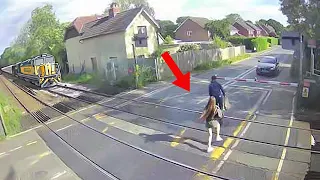 لحظات تم تصويرها قبل وقوع الكارثة بثواني 