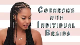 Cornrows with Individual Braids Hair Tutorial ipsy Mane Event