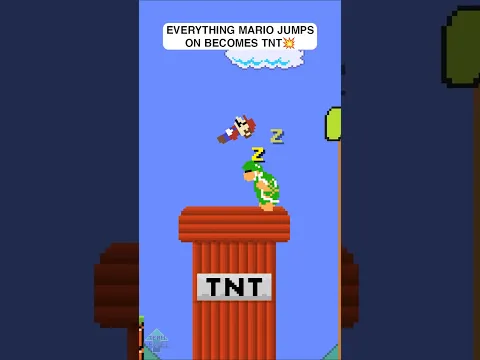 Everything Mario Jumps On Becomes TNT! (Part 2)