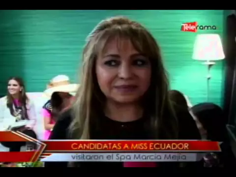 Candidatas a Miss Ecuador visitaron Spa Marcia Mejía