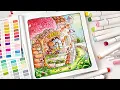 Color With Me Cozy Corner Coco Wyo Coloring Book Using Ohuhu Markers