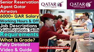 Qatar Airways Reservation Agent Job What You Need To Know Salary Benefits Job Description