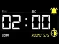Download Lagu ⏰ INTERVAL [2x1] Timer 2 Minute Work / 1 Minute Rest ((BEEP)) 🔔 - Countdown with Alarm