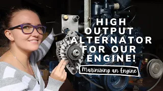 New HIGH OUTPUT ALTERNATOR for our ENGINE! | YACHT REBUILD WEEK 70