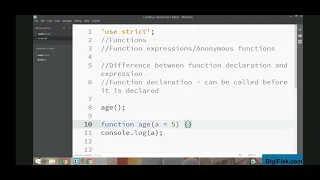 C09 06 Function Expressions Anonymous Functions
