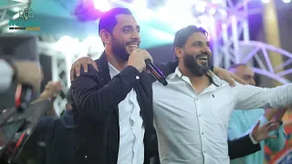 الفنانين اسامة القبج ومحمد حمارشة استقبال العرسان رمزي و ناصر جنحو شويكة ستوديو روتانا 2023 