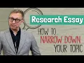 Download Lagu How to Narrow Down a Research Essay Topic | Academic Writing \u0026 Essay Skills with Prof. Korten