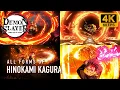 All Hinokami Kagura Forms 4K 60FPS Demon Slayer