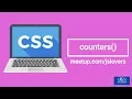 What is counters in css and how to use them