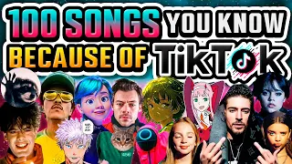 100 songs you know because of tiktok 2025 