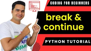 Break Continue Statements In Python Python Tutorials For Beginners In Hindi