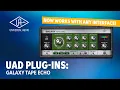 Universal UAD Galaxy Tape Echo Plug-In Demo