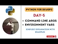 Day-5 Command Line Args Env Vars Most Simple Explanation