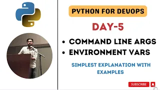 Day-5 Command Line Args Env Vars Most Simple Explanation