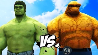 the hulk vs the thing epic superheroes battle death match