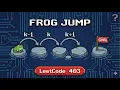 LeetCode 403 Frog Jump BFS and Memoization