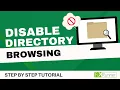 How To Disable Directory Browsing In WordPress