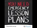 Emergency Lesson Plans by Lindsay Price