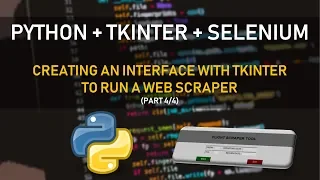 Tkinter Tutorial pt 4 - Adding the buttons and the start function