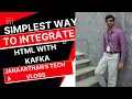 Simplest way to integrate HTML form with Kafka