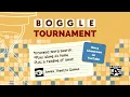 Annex Games presents BOGGLE TOURNAMENT
