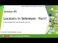 Selenium Automation Session - Understanding HTML Tags Attributes and Text