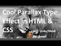 Parallax On the Web How to create parallax with CSS