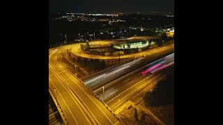 Ніч опустилась і світло згасає Maestro Barsik Дорога Квадрат для Instagram 1080 