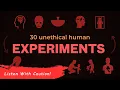 30 Human Experiments That Broke Ethics To Fall Asleep To
