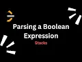 Parsing a Boolean Expression Stack Leetcode