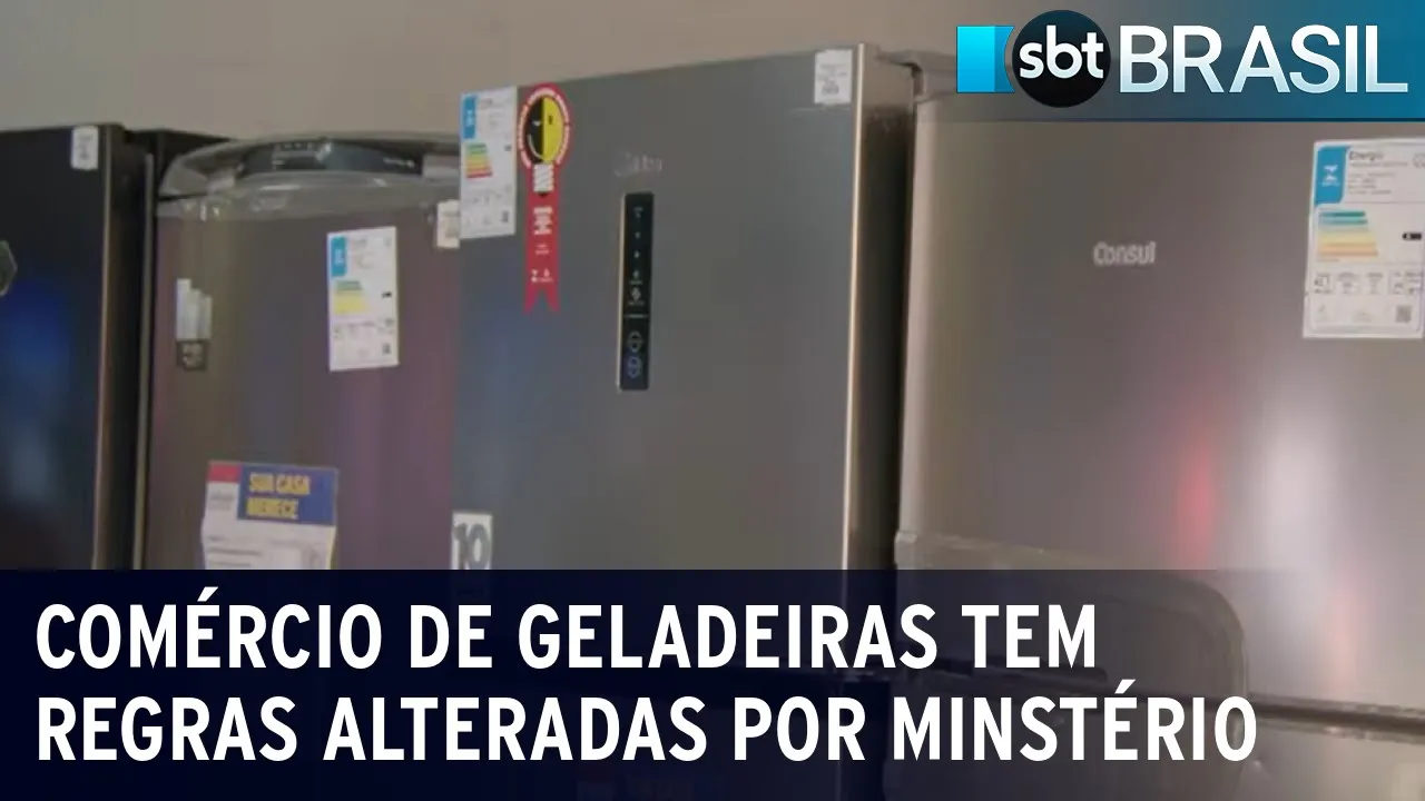 Ministério de Minas e Energia muda regras do comércio de geladeiras | SBT Brasil (18/12/23)