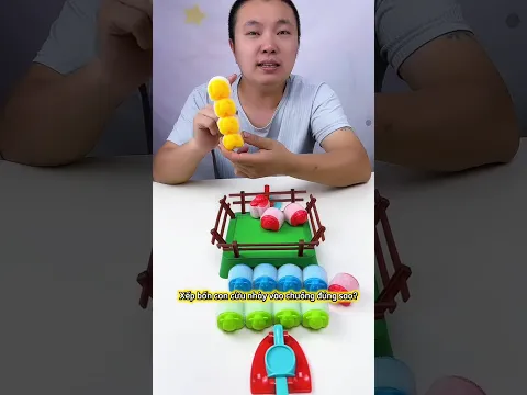 🐑Xếp Bốn Con Cừu Nhảy Vào Chuồng🤣