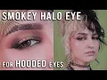how to do halo eyeshadow for hooded eyes in depth makeup tutorial
