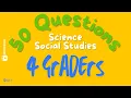 Grade 4 Science Social Studies Quiz