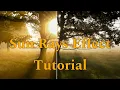 Sun rays effect tutorial - Node editor