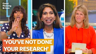 Suella Braverman clashes with Kate and Ranvir in heated interview over Reform donations scandal